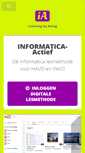 Mobile Screenshot of informatica-actief.nl